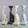 Hollow Elephant Pillar Candle Holder