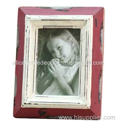 Wooden Distressed Picture Frame