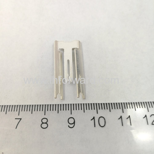 Precision telecom module contact pin silver plated