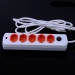 5 Outlet Brazil Power Strip with Telephone Input & Output