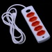 5 Outlet Brazil Power Strip with Telephone Input & Output