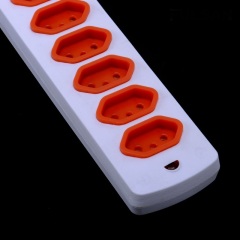 2-6 Ports Extension Socket Electrical Power Strip with LED indicator