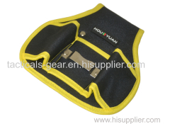 black & yellow tool pouch