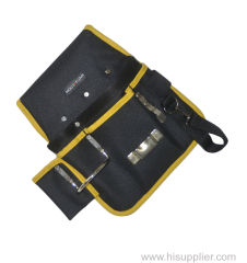 black & yellow tool waist bag