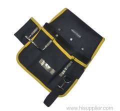 black & yellow tool waist bag