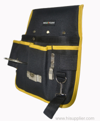 black & yellow tool waist bag