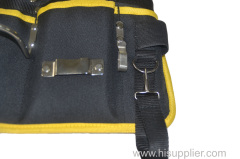 black & yellow tool waist bag