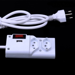 USB Charger Extension Power Socket 2 Way