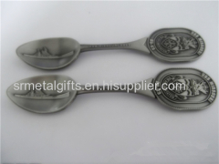 Vintage metal souvenir spoons and forks for collectible arts