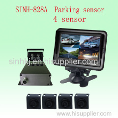 4 Sensors Backup Reversing Sensor Connect with Rearview Camera System for Truck