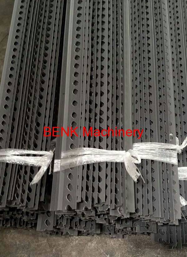 BENK's sales successfully help installed PVC profile extrusion line for corner bead in client factory.