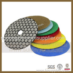 3" 4" 5" inch dry Wet diamond polishing pad for marble