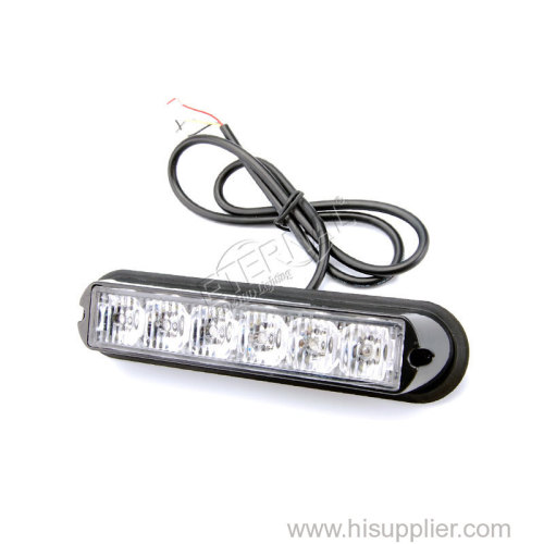 6" 6W LED strobe emergency light