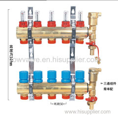 Heating manifold for pex pipe