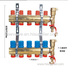 Brass Manifold for underfloor heating system