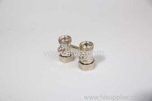 brass H valve for water system