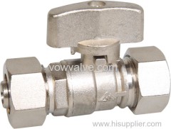 brass valve compression fitting for water system