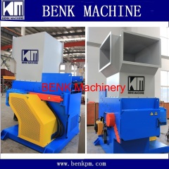 waste plastic PE/PP film single shaft shredder machine system