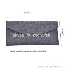 Customized Felt Pencil Pouch Pen Case Bag