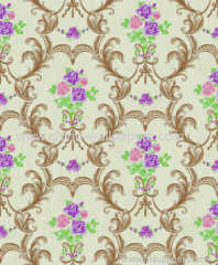 wallpaper for home room decoration. High Quality PVC Wallpaper with Affordable