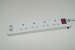 BS approved uk power strip 1.8M