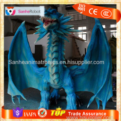 Shopping Mall Animated Artificial life size animatronic dragon statues for sale