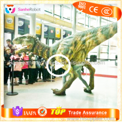 Attracts People!!Walking with vivid lifelike adult Artificial Realistic Dinosaur Costume For Sale