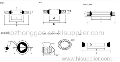 Self Centering Bonded Seal VITON Bonded Seal