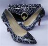 Leopard shoes and bags for women