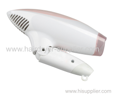 travel hair dryer with foldable handle & cool shot function