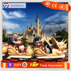 Newest modern tourist kiddie amusement park train rides for sale