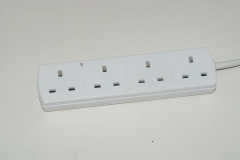 Power Strip UK Surge Protector Power Strip with 4 USB for Smart Phone