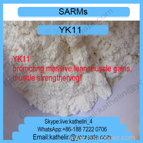 Sarms YK11 promoting massive lean muscle gains & muscle strengthening! CAS 431579-34-9 Yk-11