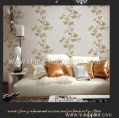 Natural Material Country Style PVC Deep Embossed Wall covering