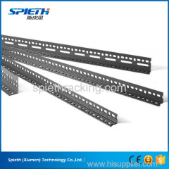 Steel slotted angle shelving for warehouse storage