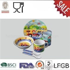 Melamine Gift Plate And Bowl