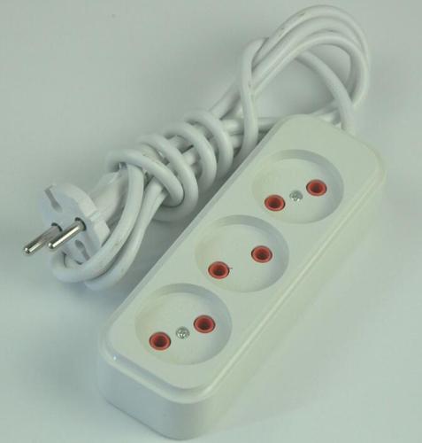 European 3 way multi plug socket