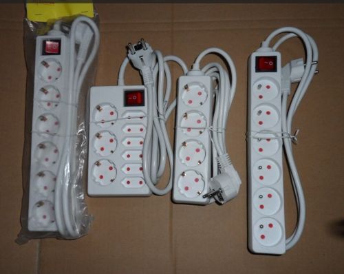 Germany power socket USB Power Strip Surge Protector With multi usb charger