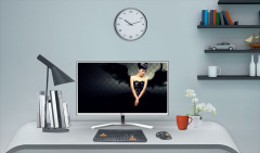 TCL 21.5'' white fashion computer monitor lcd display