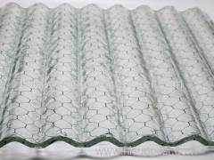 Corrugated or Flat Glass Used Chicken Wire Mesh