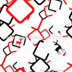 non-woven children water-prof wallpaper