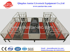 Best Sale Double Farrowing Crates For Pigs With PVC fence panel