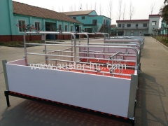 Best Sale Double Farrowing Crates For Pigs With PVC fence panel
