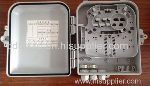 12 core FTTH Fiber optic plastic Distribution box PC+ABS