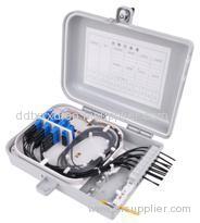 outdoor/indoor 16 core FTTH Fiber optic plastic Distribution box waterproof IP55 PC/ABS