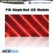High quality hot sale 16x32 dots P10 Red led modules