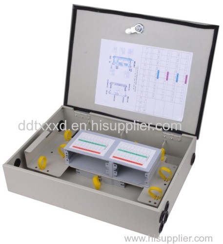 outdoor/indoor FTTH Fiber optic Distribution box 32core Branch Frame Series Metal Material