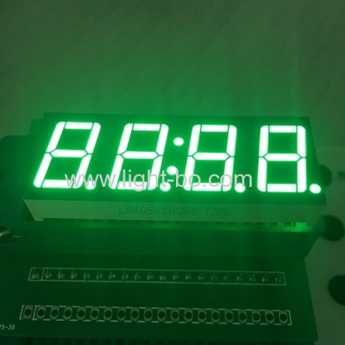 Ultra Blue common anode 0.56 4 Digit LED Clock Display with support for digital oven timer controller