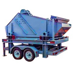 Screening -- Mobile dewatering screen