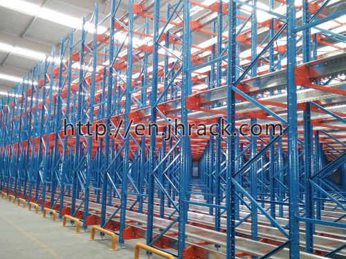 china Satelite Storage steel radio shuttle Racking System manufacturer